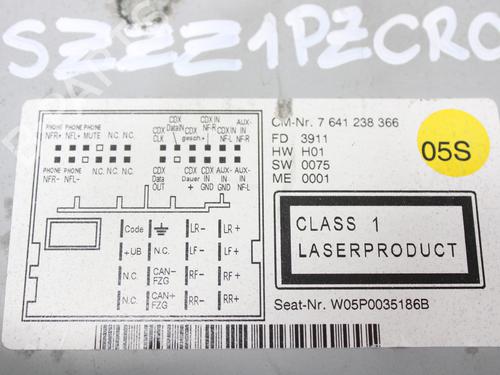 Radio SEAT LEON (1P1)  | BP13874425E6 