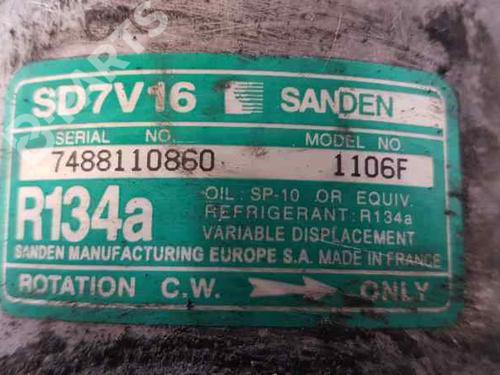 AC compressor CITROËN BERLINGO / BERLINGO FIRST Box Body/MPV (M_) 2.0 HDI 90 (MBRHY, MCRHY) | BP5138791M34 