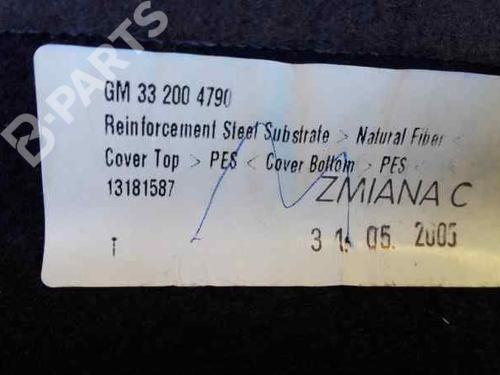 Rear parcel shelf OPEL ASTRA H (A04) 1.9 CDTI (L48) | BP5134217C85 
