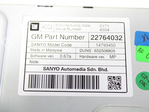 Display monitor OPEL INSIGNIA A (G09)  | BP16780044C48 