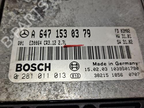 Engine control unit (ECU) MERCEDES-BENZ E-CLASS (W211)  | BP7266440M57 