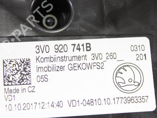 Instrument cluster SKODA SUPERB III (3V3) 2.0 TDI | BP18703560C47 