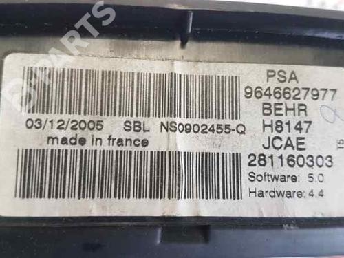 Climate control PEUGEOT 307 (3A/C) 1.6 HDi | BP5134851I5 