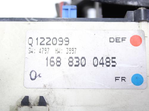 Climate control MERCEDES-BENZ A-CLASS (W168) A 170 CDI (168.008) | BP13492107I5 