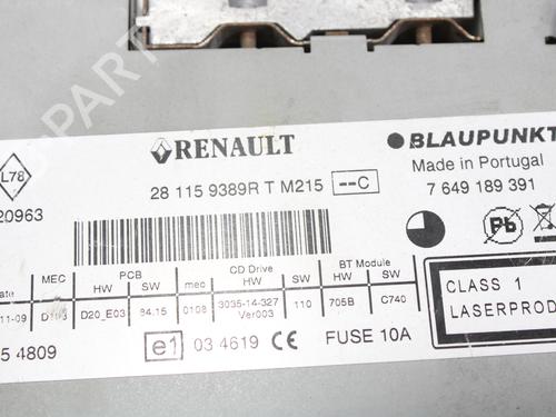 Radio RENAULT MEGANE III Grandtour (KZ0/1)  | BP13874431E6 