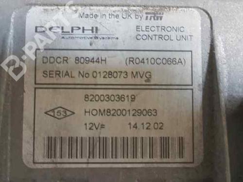 Engine control unit (ECU) RENAULT CLIO II (BB_, CB_)  | BP6018020M57 