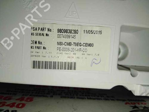 Instrument cluster PEUGEOT 308 II (LB_, LP_, LW_, LH_, L3_) 1.2 THP 110 | BP5139638C47 
