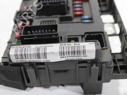 Fuse box PEUGEOT 206 Hatchback (2A/C) 1.4 i | BP17614867E1 