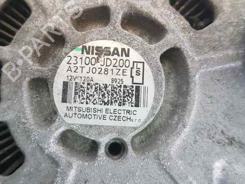 Alternator NISSAN QASHQAI / QASHQAI +2 I (J10, NJ10, JJ10E) 2.0 All-wheel Drive | BP5749068M7 