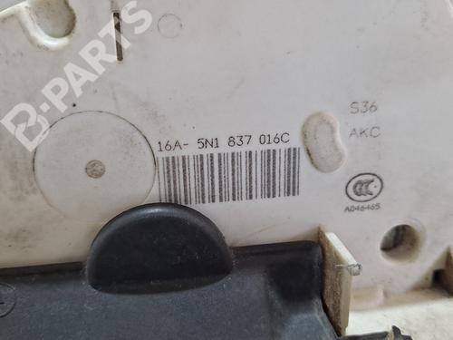 Front right lock SKODA FABIA II (542) 1.4 TDI | BP9640769C97 