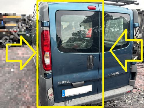 Used Left tailgate OPEL VIVARO A Bus (X83) 2.0 CDTI (F7, J7, A07) (114 hp) 18319554