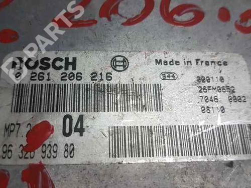 Engine control unit (ECU) PEUGEOT 206 Hatchback (2A/C)  | BP5771696M57 