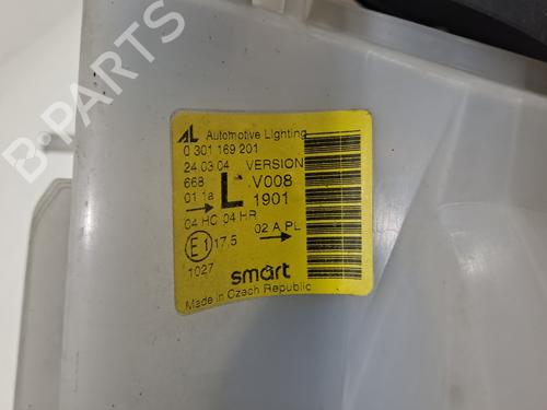 Left headlight SMART FORTWO Coupe (450) 0.7 (450.352, 450.332) | BP11698367C28 