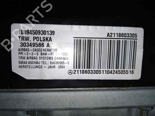 Passenger airbag MERCEDES-BENZ E-CLASS (W211) E 320 CDI (211.026) | BP5241833C10 