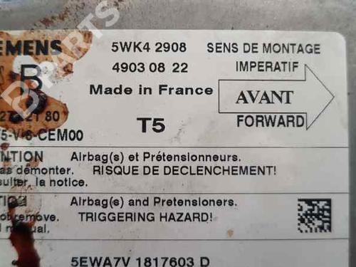 ECU airbags PEUGEOT 307 (3A/C) 2.0 HDi 110 | BP5132731M53 