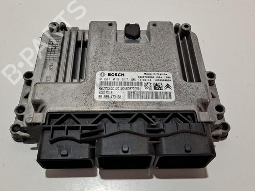 Engine control unit (ECU) CITROËN BERLINGO MULTISPACE (B9) 1.6 HDi 90 | BP7069784M57 