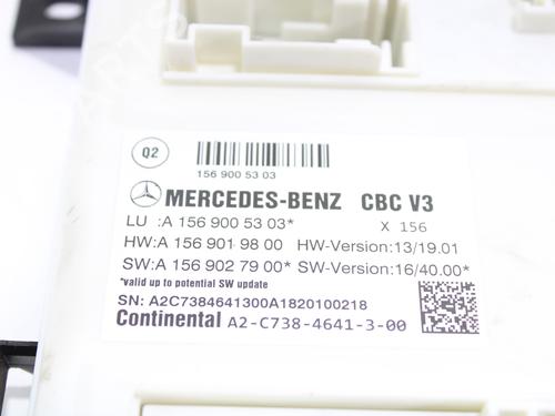 Fuse box MERCEDES-BENZ GLA-CLASS (X156)  | BP16422851E1 