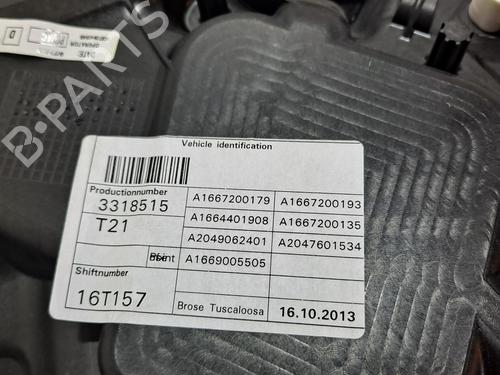 Front left window mechanism MERCEDES-BENZ GLE (W166)  | BP8516328C22 