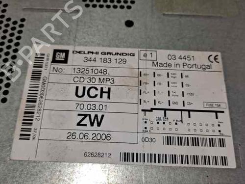 Radio OPEL ZAFIRA / ZAFIRA FAMILY B (A05) 1.9 CDTI (M75) | BP6588797E6 