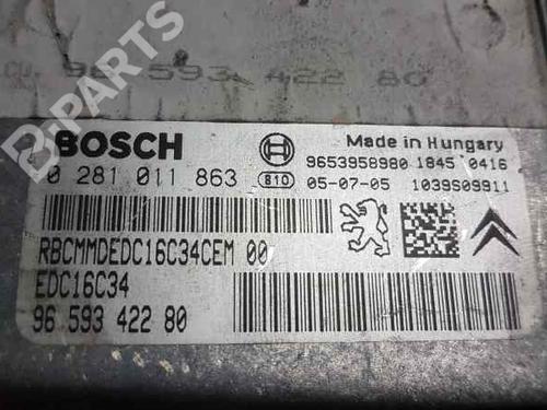 Engine control unit (ECU) PEUGEOT 307 (3A/C) 1.6 HDi | BP5266446M57 