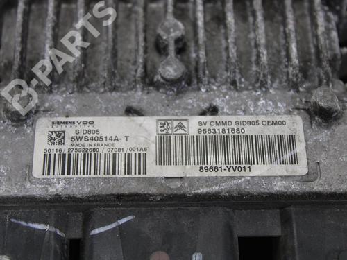 Engine control unit (ECU) PEUGEOT 107 (PM_, PN_) 1.4 HDi | BP11861073M57 