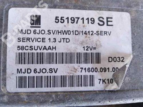 Engine control unit (ECU) OPEL COMBO Box Body/MPV 1.3 CDTI 16V | BP5270114M57 