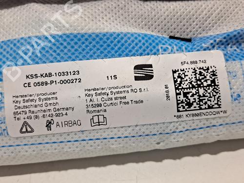 Right curtain airbag SEAT ALTEA (5P1) 2.0 FSI | BP7919983C12 