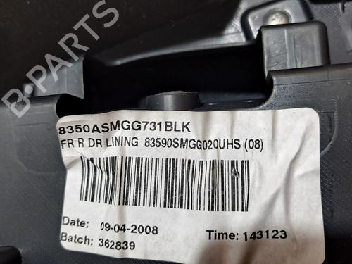 Front right panel HONDA CIVIC VIII Hatchback (FN, FK) 2.2 CTDi (FK3) | BP7639023C59 