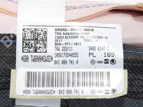 Left curtain airbag AUDI A1 (8X1, 8XK) 1.2 TFSI | BP16423631C11 