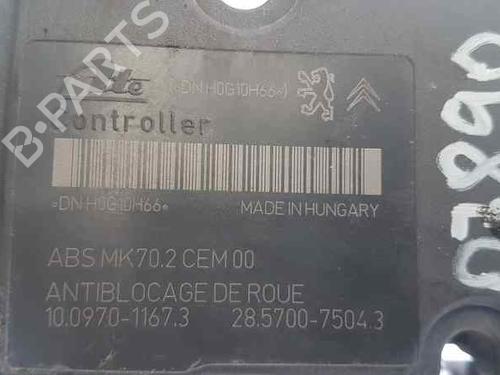 ABS pump CITROËN C3 II (SC_) 1.4 HDi 70 (SC8HZC, SC8HR0, SC8HP4) | BP5132968M43 