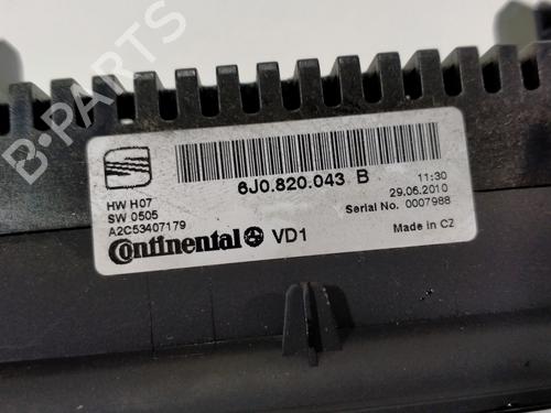 Climate control SEAT IBIZA IV ST (6J8, 6P8) 1.6 TDI | BP11696434I5 