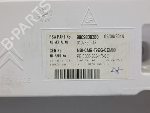 Instrument cluster PEUGEOT 308 II (LB_, LP_, LW_, LH_, L3_) 1.6 HDi 100 | BP10500372C47 