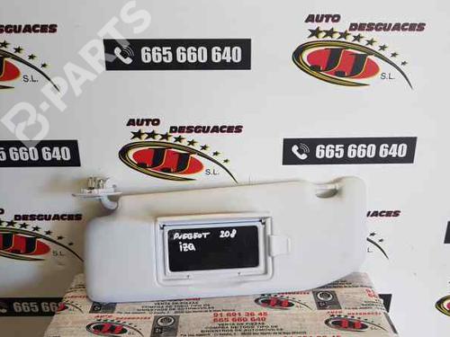 Used Left sun visor PEUGEOT 208 I (CA_, CC_) 1.4 HDi (68 hp) 5134785