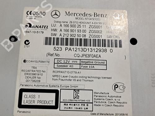 Electronic module MERCEDES-BENZ GLE (W166)  | BP8279540M83 
