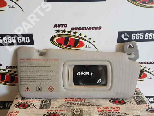 Used Right sun visor RENAULT LAGUNA III (BT0/1) 2.0 dCi (BT01, BT08, BT09, BT0E, BT0K, BT12, BT1C, BT1D,... (150 hp) 7287485