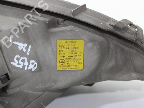 Left headlight MERCEDES-BENZ A-CLASS (W168) A 140 (168.031, 168.131) | BP12922721C28 