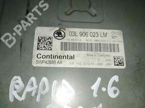 Engine control unit (ECU) SKODA RAPID (NH3, NK3, NK6) 1.6 TDI | BP5136139M57 