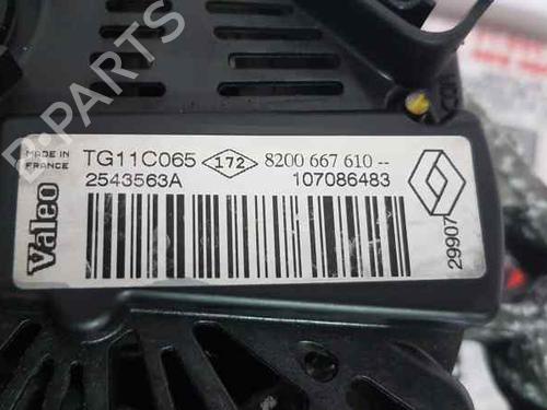 Alternator RENAULT MEGANE II (BM0/1_, CM0/1_) 1.9 dCi | BP5138187M7 