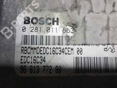 Engine control unit (ECU) PEUGEOT 307 (3A/C) 1.6 HDi | BP5266449M57 