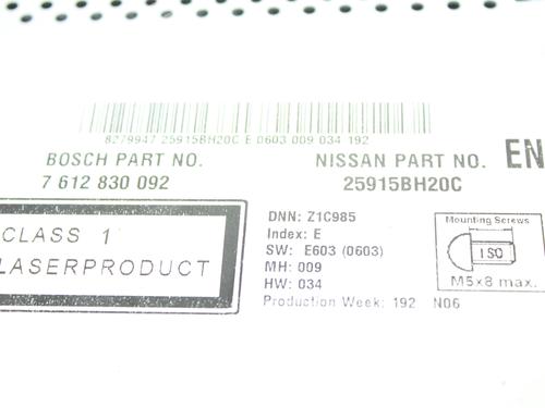 Electronic module NISSAN NV200 Van 1.5 dCi 110 (M20, M20N, M20M) | BP17786816M83 
