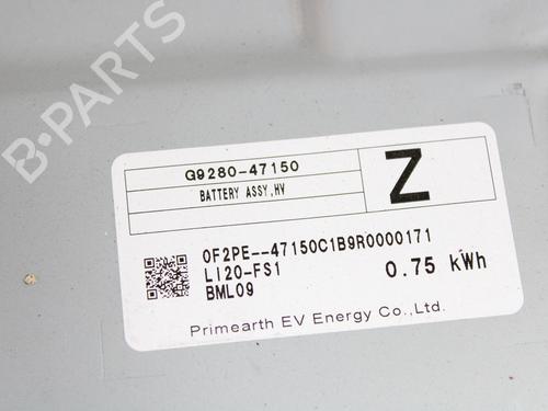 Battery TOYOTA COROLLA Hatchback (_E21_, _EA1_, _EH1_)  | BP17752732E11 
