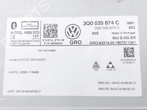 Elektronische module VW GOLF VII (5G1, BQ1, BE1, BE2) 1.0 TSI | BP29869027M83