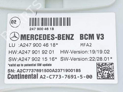 Control unit MERCEDES-BENZ GLA (H247) GLA 250 e (247.785) | BP39888410M11 - Image 3