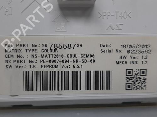 Instrument cluster PEUGEOT 208 I (CA_, CC_) 1.2 VTI 82 | BP19757988C47 
