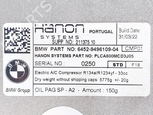 AC compressor BMW 3 Touring (G21, G81) 320 e Plug-in-Hybrid | BP38753603M34 - Image 7