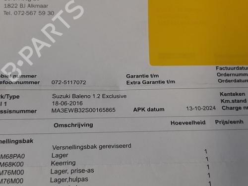 Gearbox SUZUKI BALENO (FW, EW) 1.2 (A1K412) | BP40046879M3 - Image 4