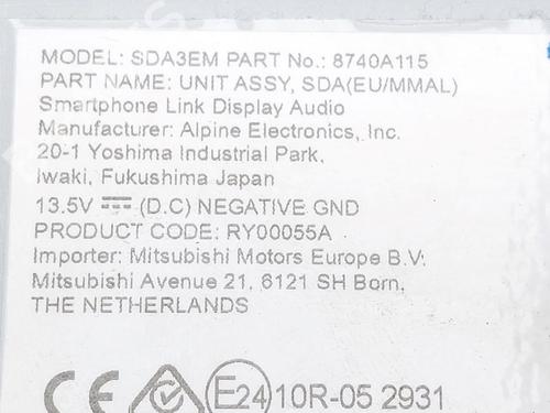 Electronic module MITSUBISHI MIRAGE / SPACE STAR VI Hatchback (A0_A) 1.2 | BP30102233M83