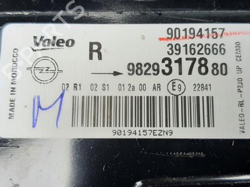 Right taillight OPEL CORSA F (P2JO) Corsa-e | BP28356166C35 