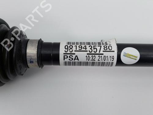Right front driveshaft PEUGEOT 5008 II (MC_, MJ_, MR_, M4_) 1.2 THP (MRHNYH, MRHNYW, MRHNSJ, MRHNSU, MRHNSM) | BP19768161M39 