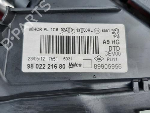 Right headlight PEUGEOT 208 I (CA_, CC_) 1.6 VTi | BP30794796C29 
